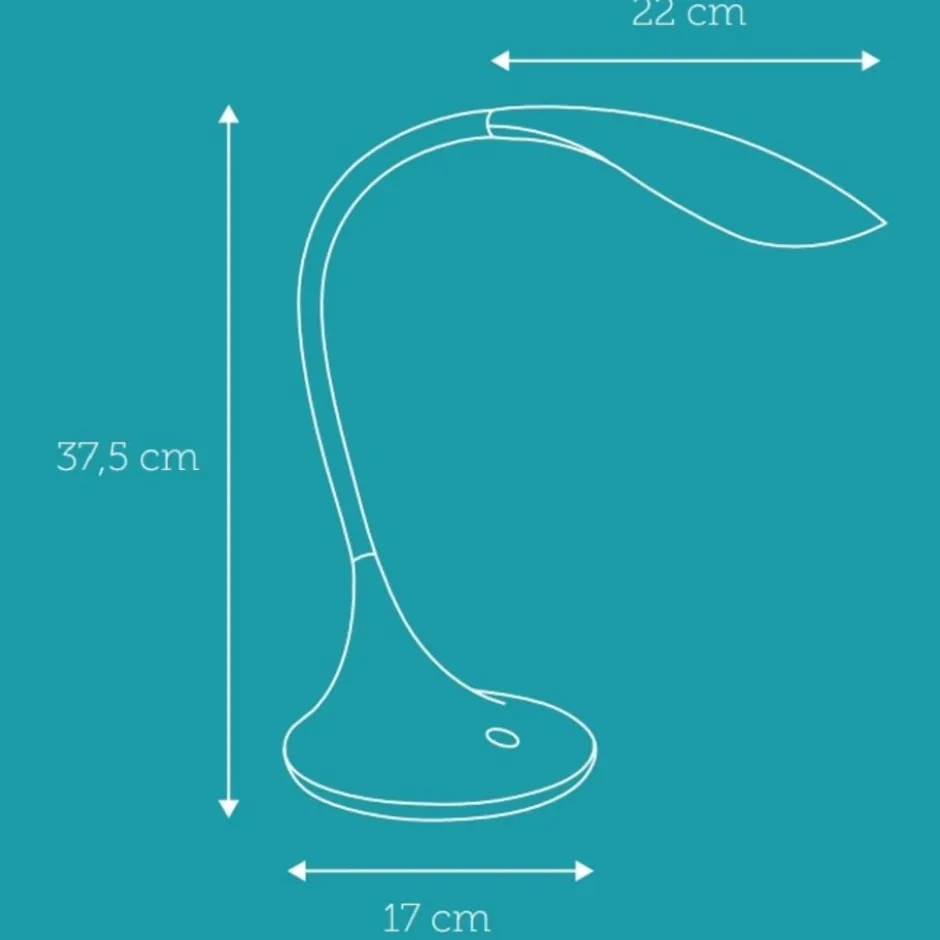 Nielsen Light Mamba bordlampe, hvid