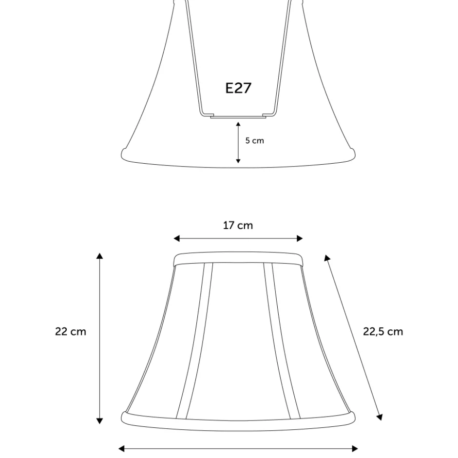 Nielsen Light Mary Pagode lampeskærm, H22 cm