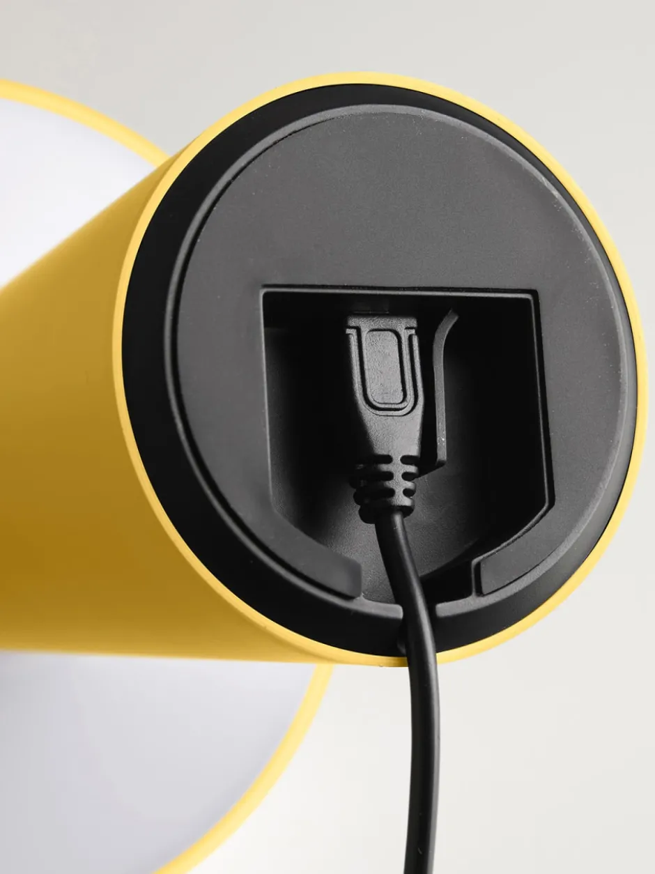 Nielsen Light Move Me genopladelig bordlampe, gul