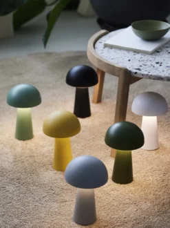 Nielsen Light Move Me genopladelig bordlampe, gul