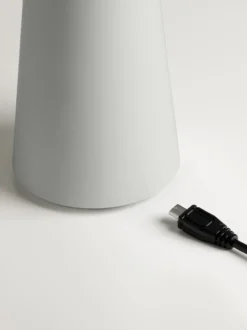 Nielsen Light Move Me genopladelig bordlampe, lysegrå