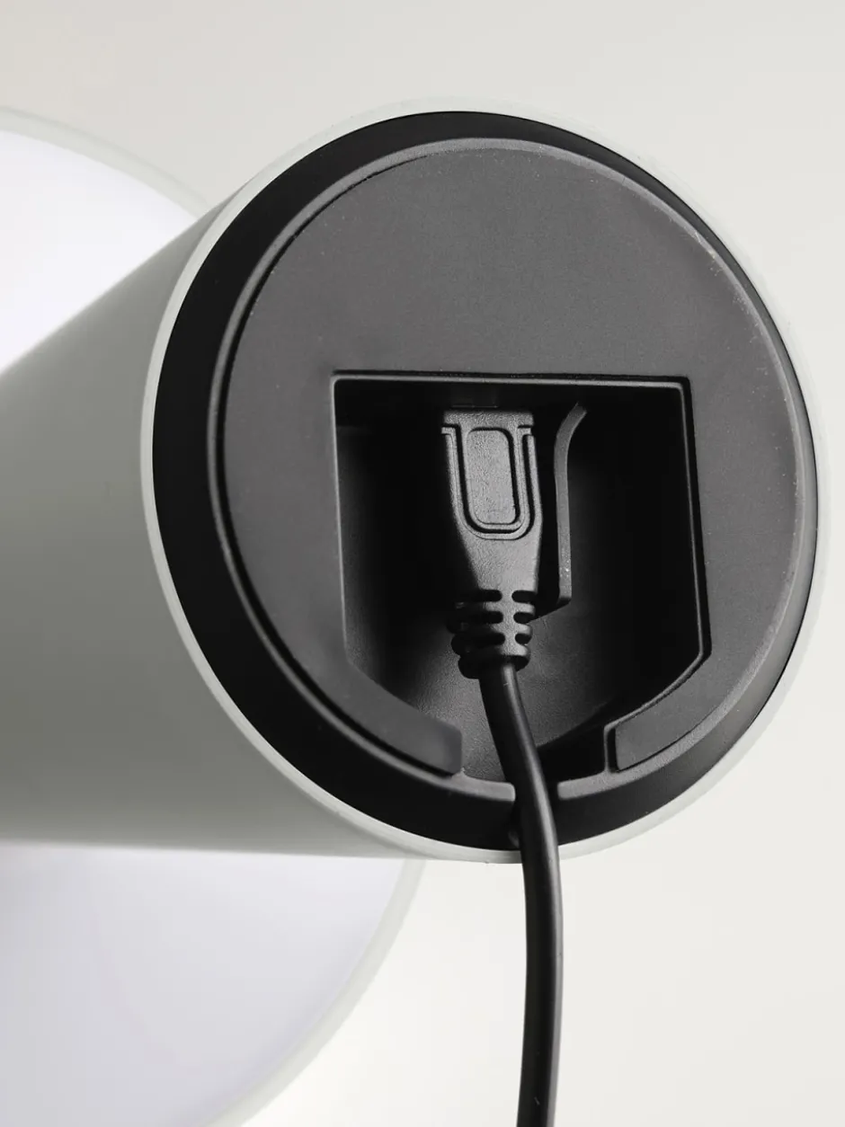 Nielsen Light Move Me genopladelig bordlampe, lysegrå