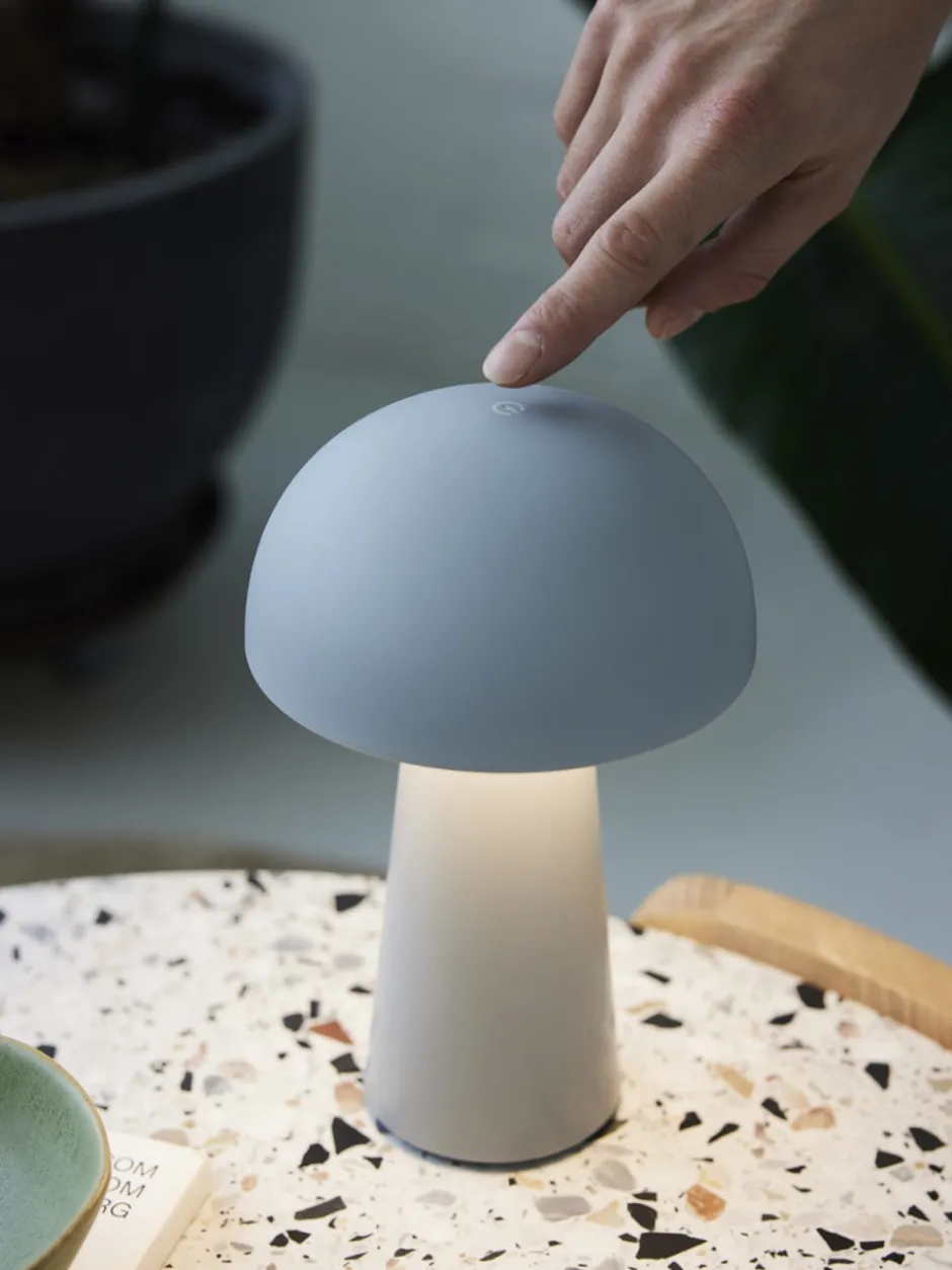 Nielsen Light Move Me genopladelig bordlampe, lysegrå