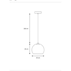 Nielsen Light Nice pendel, sort, Ø20 cm