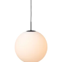 Nielsen Light Nora cafependel, opal/sort, Ø40 cm