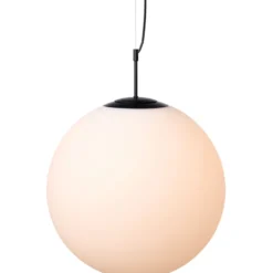 Nielsen Light Nora cafependel, opal/sort, Ø50 cm