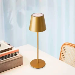 Nielsen Light One genopladelig bordlampe, bronze