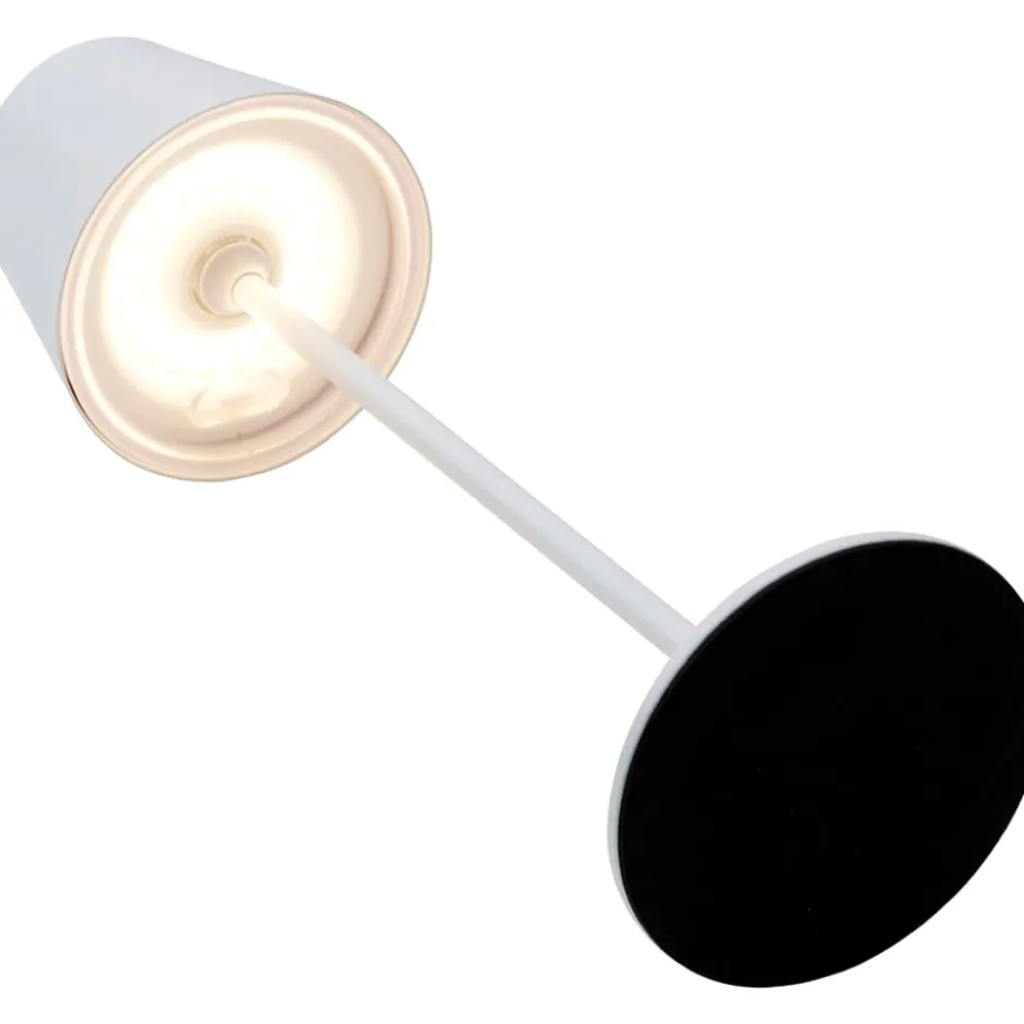 Nielsen Light One genopladelig bordlampe, hvid