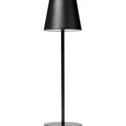 Nielsen Light One genopladelig bordlampe, sort