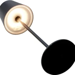 Nielsen Light One genopladelig bordlampe, sort