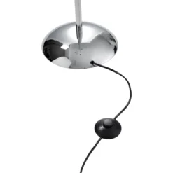 Nielsen Light Salsa gulvlampe, krom med grå nuancer skærme