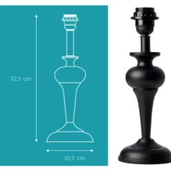 Nielsen Light Silke bordlampefod, H32,5 cm