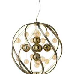 Nielsen Light Solar lysekrone, antik messing