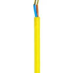 Nielsen Light stofledning, 2x0,75 mm², 4 meter, gul