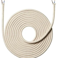Nielsen Light stofledning, 2x0,75 mm², 4 meter, hør