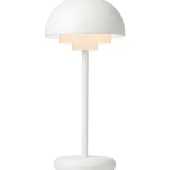 Nielsen Light Toscana genopladelig bordlampe, hvid