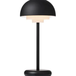 Nielsen Light Toscana genopladelig bordlampe, sort