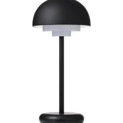 Nielsen Light Toscana genopladelig bordlampe, sort