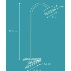 Nielsen Light Tulipan klemmelampe