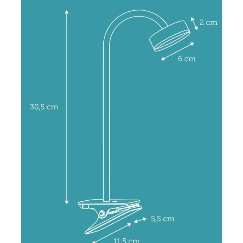 Nielsen Light Tulipan klemmelampe