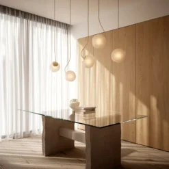 Nordic Tales Bright Barocco pendel, creme ledning