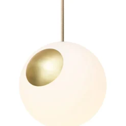 Nordic Tales Bright Spot pendel, creme ledning