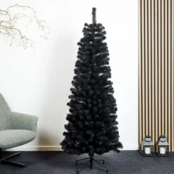 Nordic Winter Bling kunstigt juletræ, sort