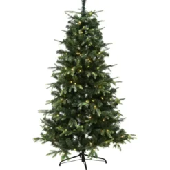 Nordic Winter Vigga kunstigt juletræ med lys, 170 x 116 cm
