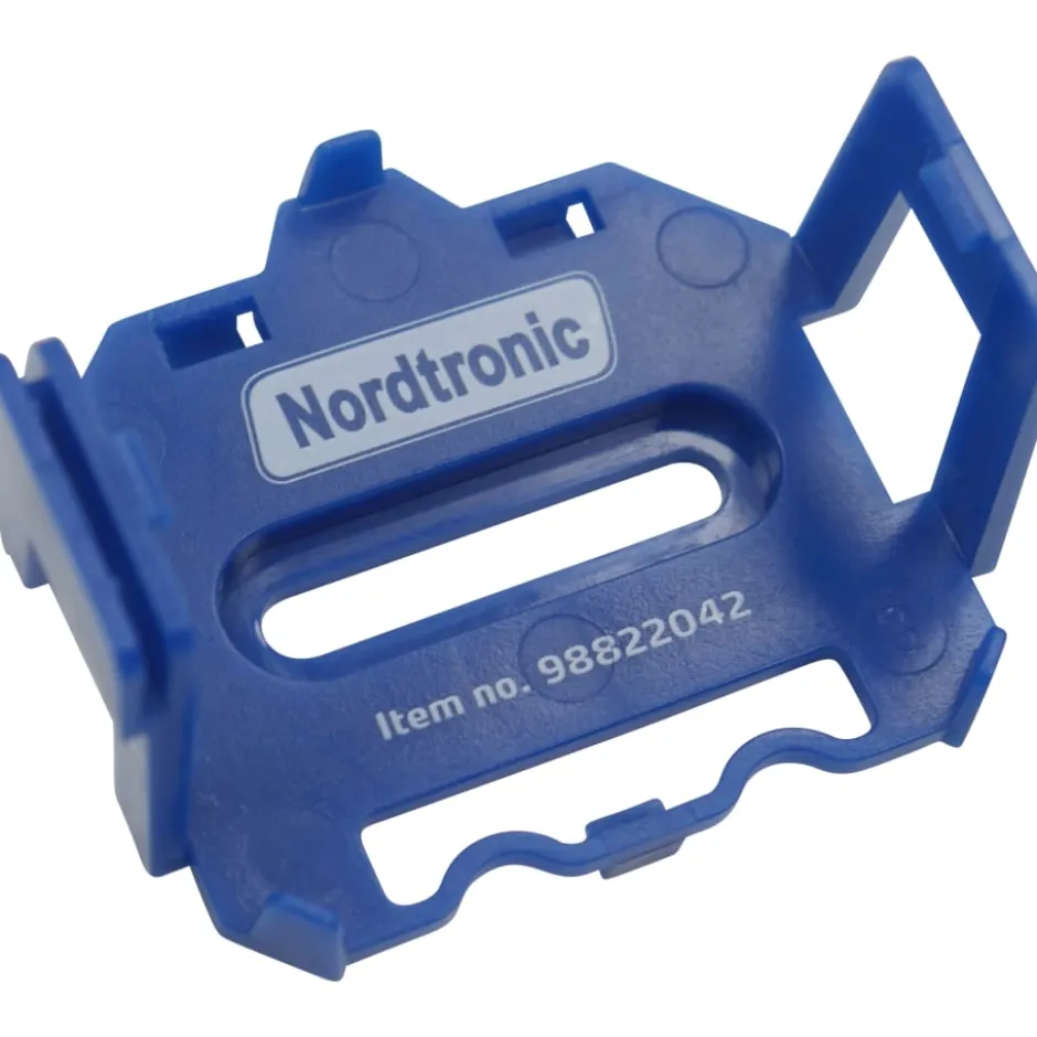 Nordtronic Clips til Box til DIN-skinnemontering, 5 stk