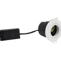 Nordtronic Fast Install ECO indbygningsspot, mat hvid, 10-pak