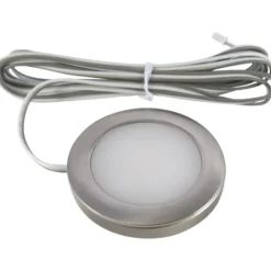Nordtronic Linea møbelspot, 3000K, børstet aluminium