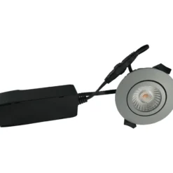 Nordtronic Low Profile ECO indbygningsspot, grå, 3000K