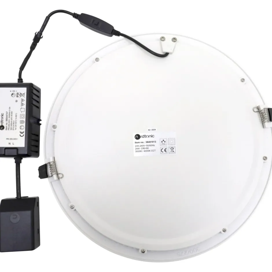 Nordtronic Lucette G2 indbygningsspot, Ø30 cm