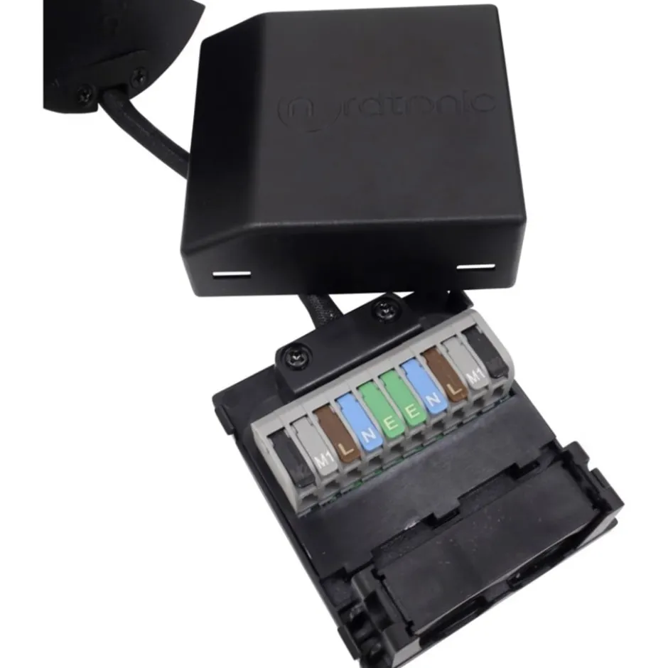 Nordtronic Quick Install indbygningsspot, GU10, rund, mat hvid