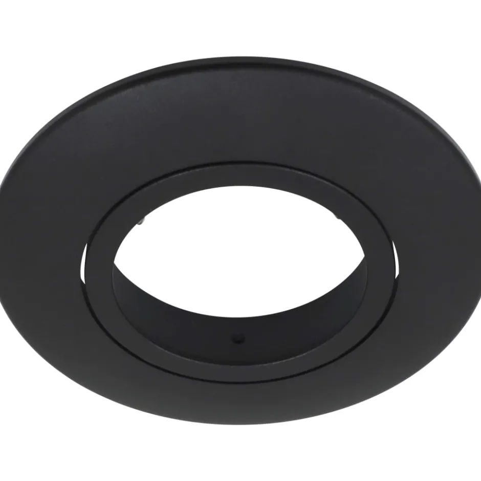 Nordtronic rund front til Quick Install G2 og Uni Install G2 spots, sort