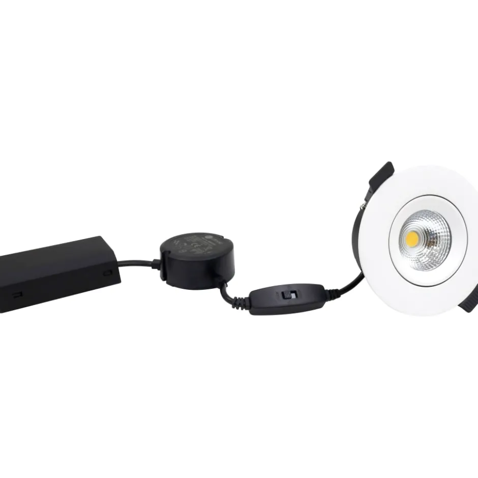 Nordtronic Velia Eco CCT indbygningsspot, 6-pak