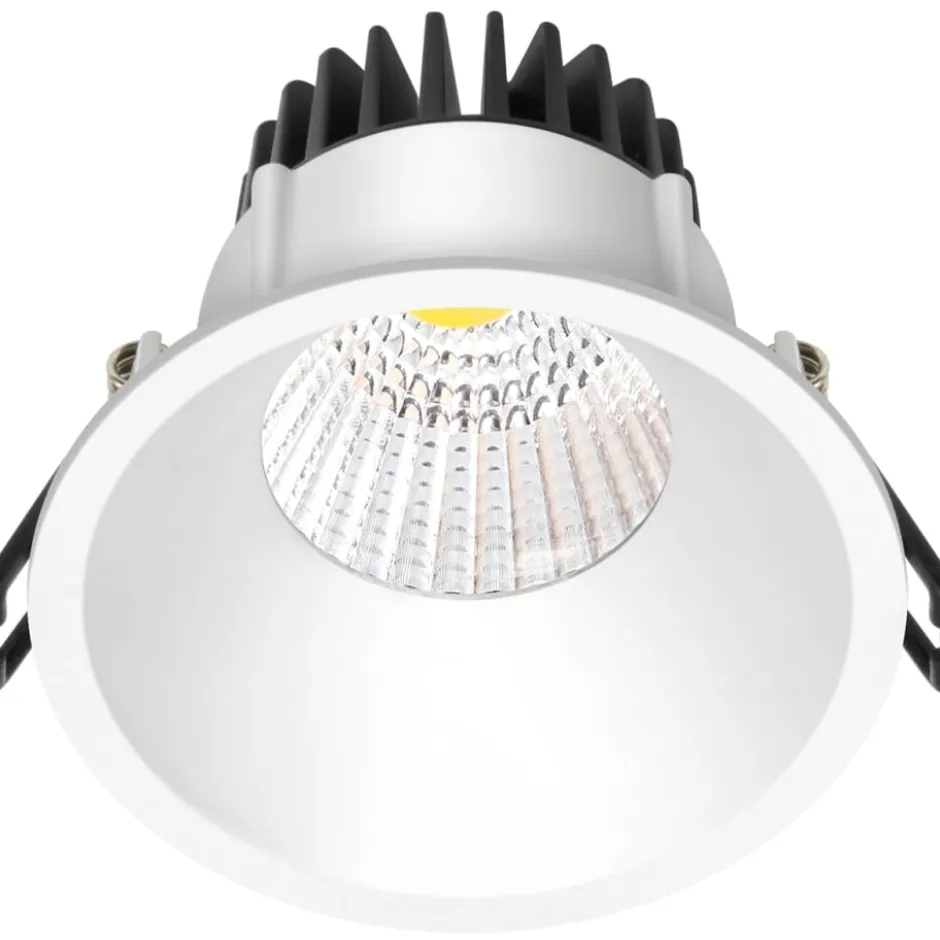 Nordtronic Velia indbygningsspot, mat hvid, 3000K