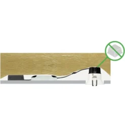 Nordtronic Velia indbygningsspot, mat sort, 2700K