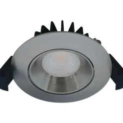 Nordtronic Velia Low Profile indbygningsspot, børstet alu, 4000K