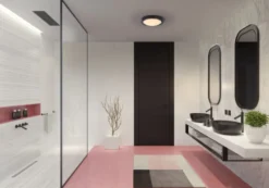Osram Bathroom loftlampe, sort