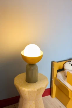 Osram Decor Bowl bordlampe, grøn/gul