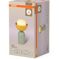 Osram Decor Bowl bordlampe, grøn/gul