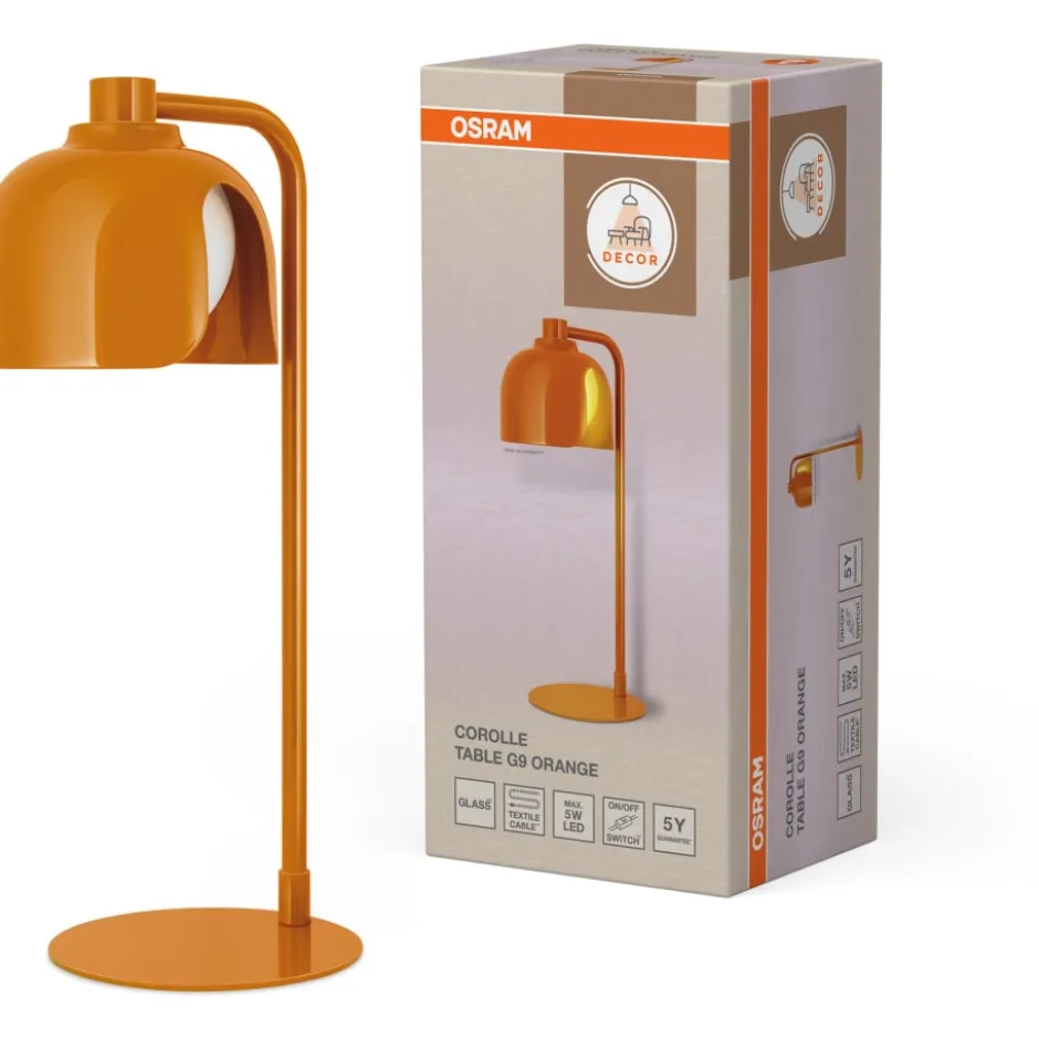 Osram Decor Corolle bordlampe, orange