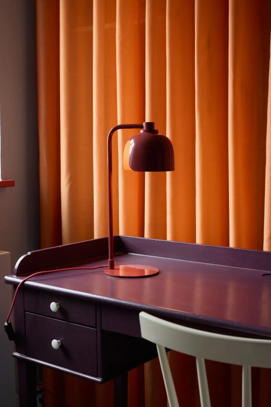 Osram Decor Corolle bordlampe, rød
