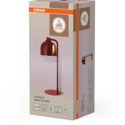 Osram Decor Corolle bordlampe, rød