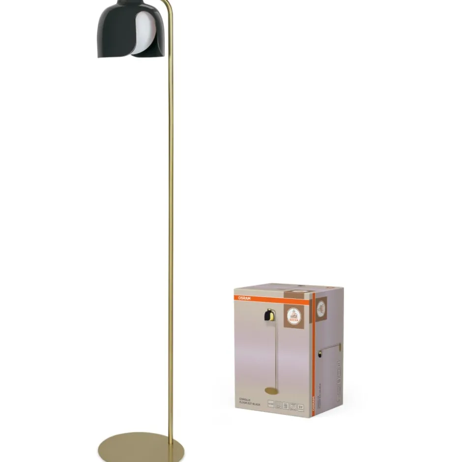 Osram Decor Corolle gulvlampe, sort