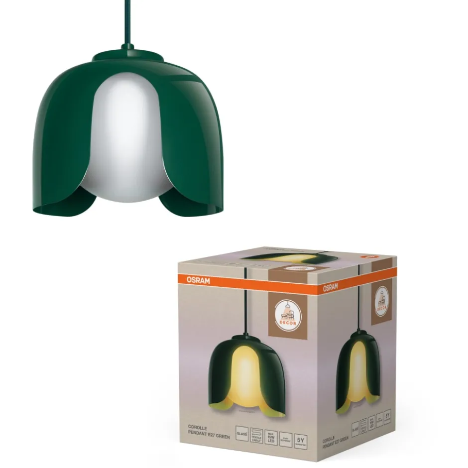Osram Decor Corolle pendel, grøn