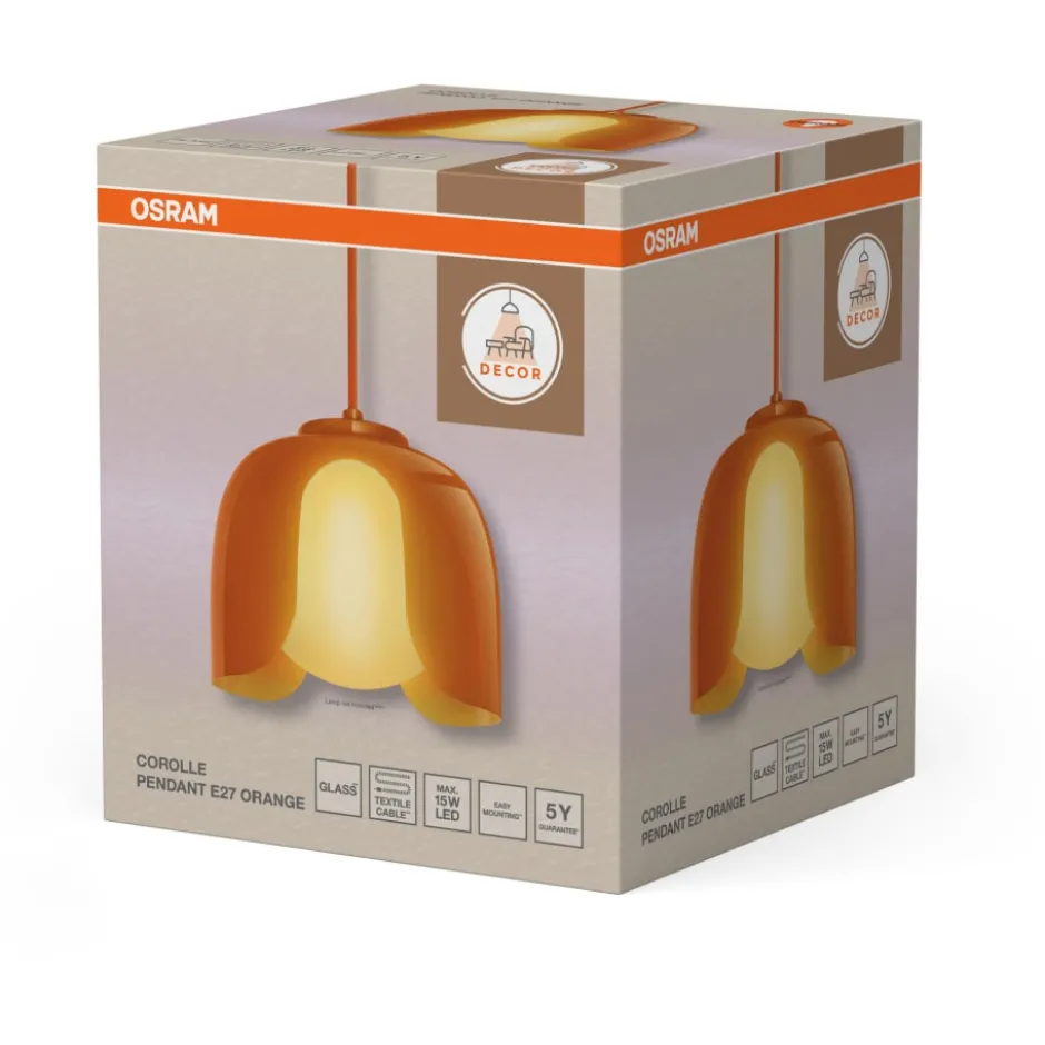 Osram Decor Corolle pendel, orange