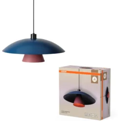 Osram Decor Flying Mushroom pendel, blå/rosa