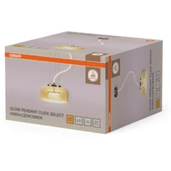 Osram Decor Glow pendel, ravfarvet